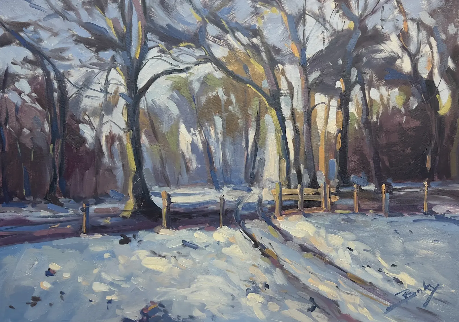 Frozen Tatton Woods