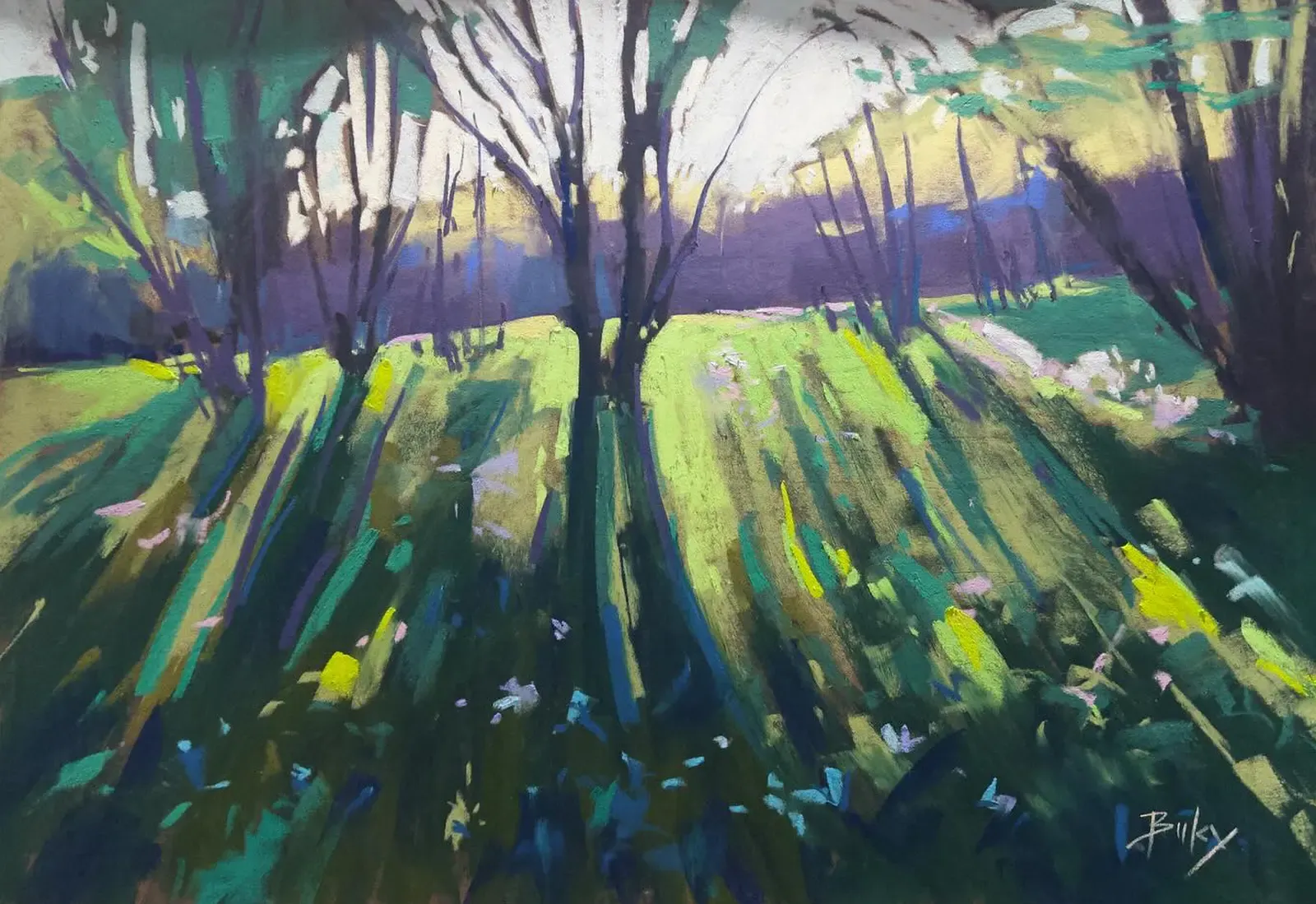 Light, painting by Szabolcs Brezovsky