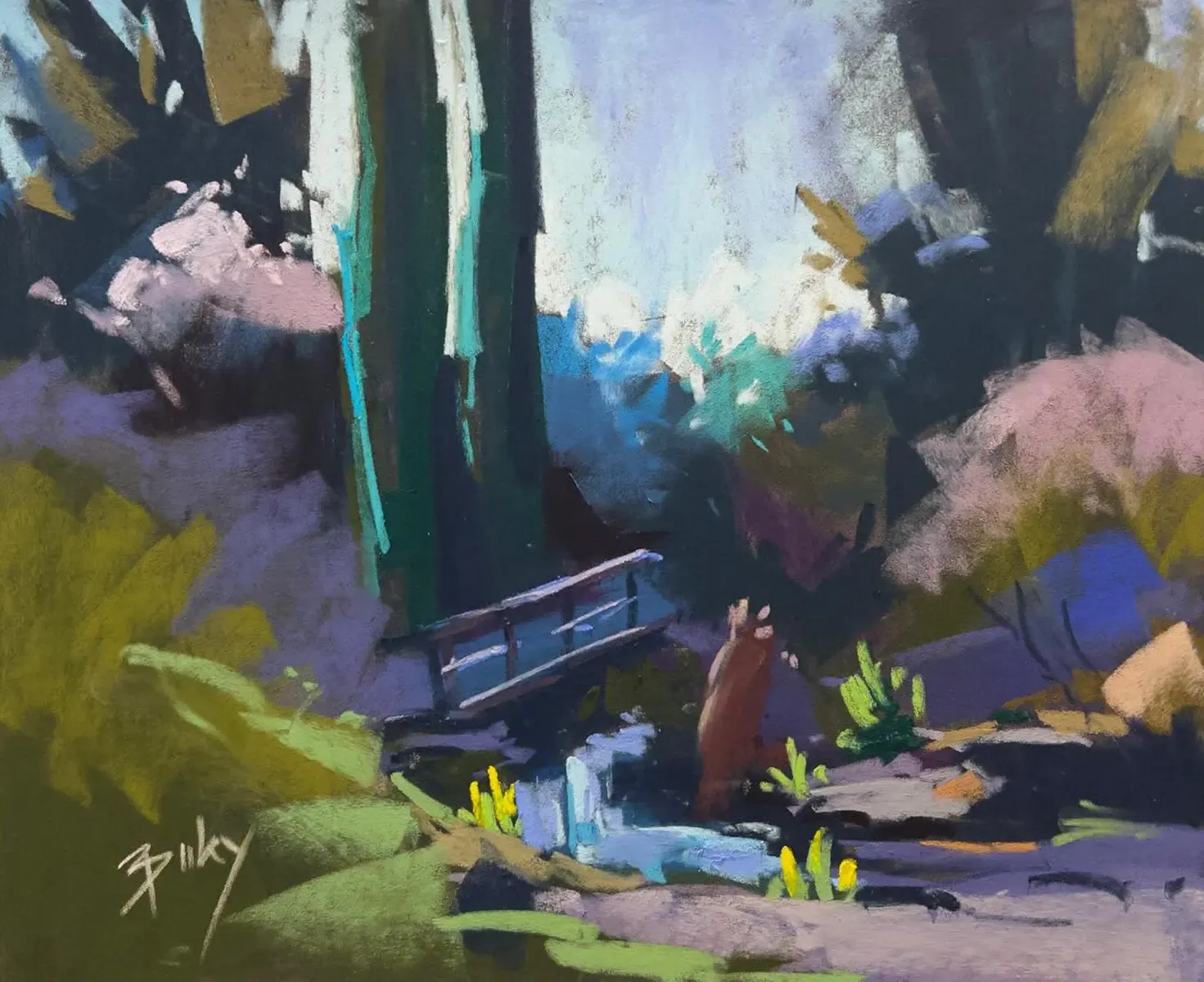 Arley Hall Rebirth, painting by Szabolcs Brezovsky