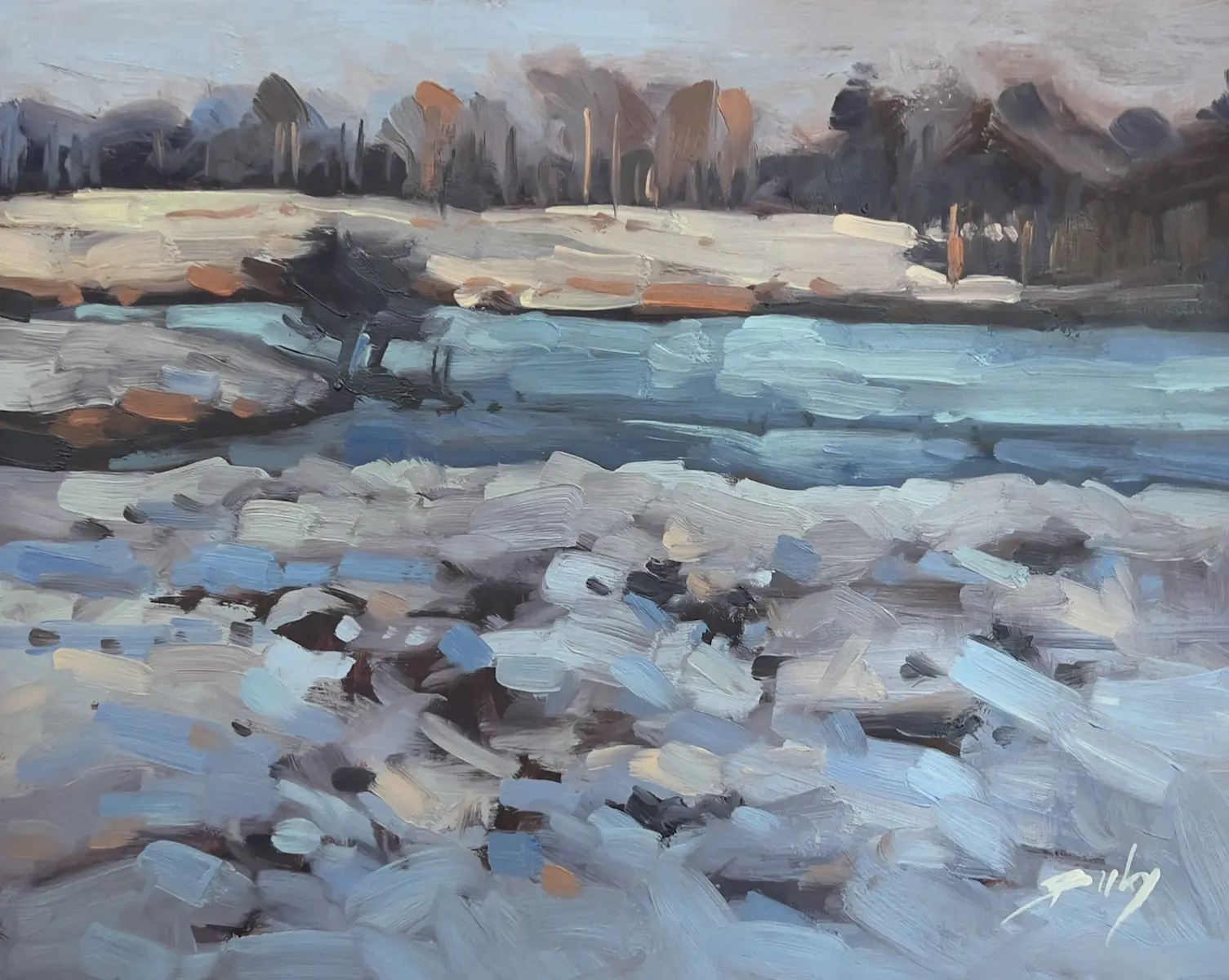 Frost on the Bank