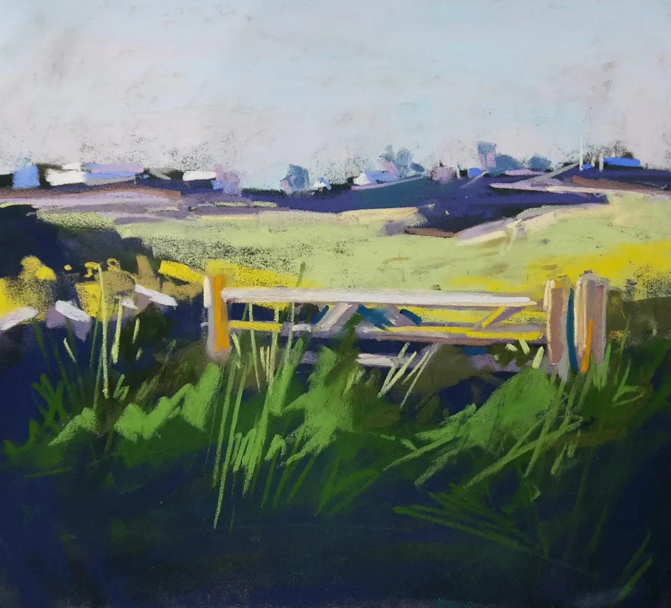The Gate, painting by Szabolcs Brezovsky