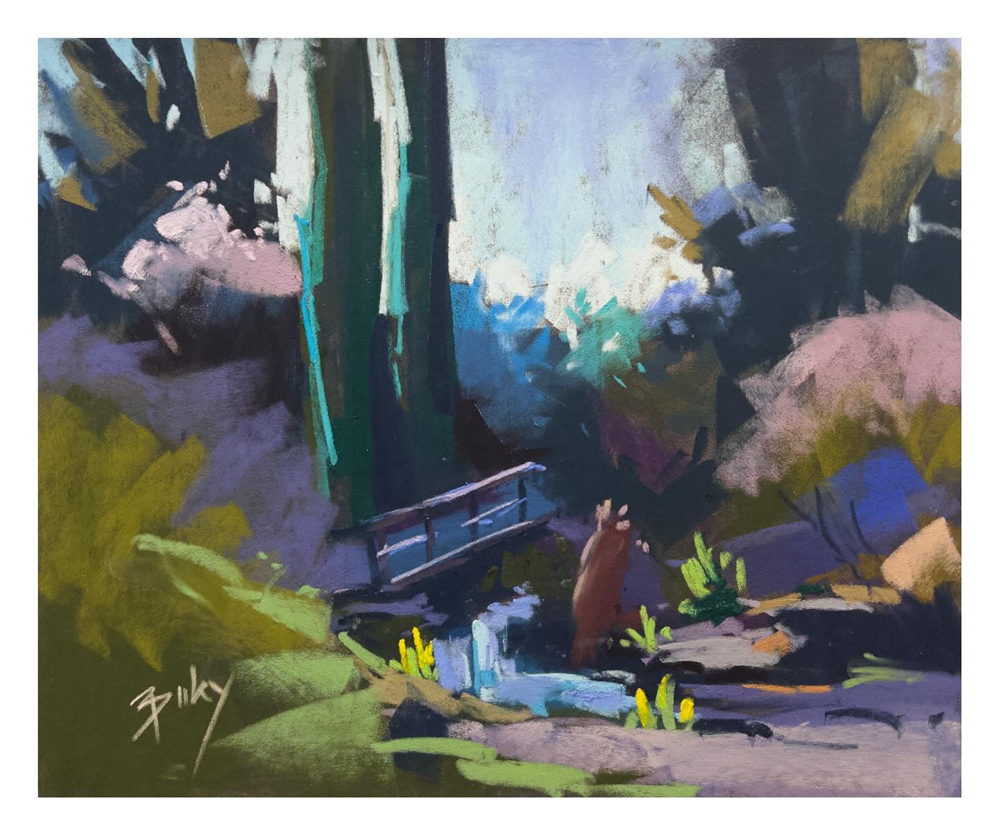 Arley Hall Rebirth, painting by Szabolcs Brezovsky